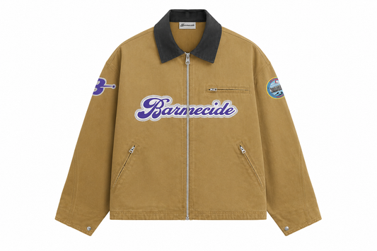 BROWN BARMECIDE DENIM UNISEX JACKET