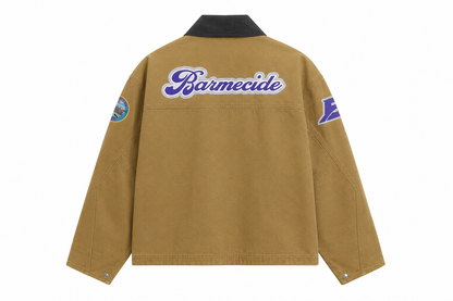 BROWN BARMECIDE DENIM UNISEX JACKET