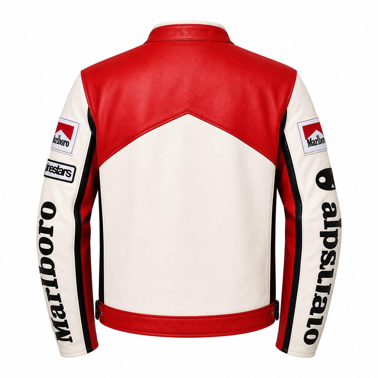 MARLBORO  BIKER LEATHER JACKET