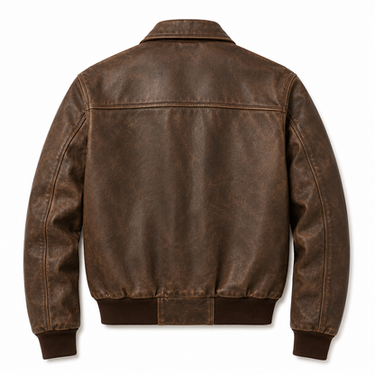 BROWN BOMBER UNISEX JACKET