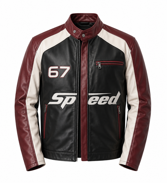 67 SPEED BIKE LEATHER JACKET