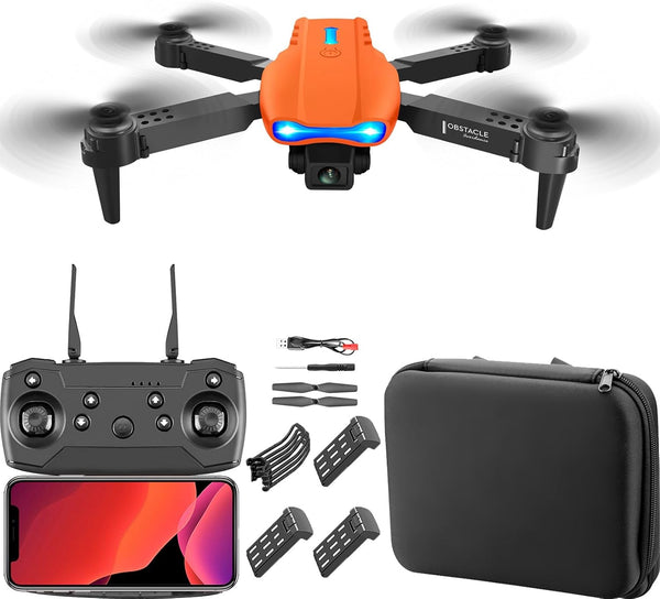 E99 4K Dual Camera Drone – Foldable WiFi FPV RC Quadcopter with Optical Flow, Altitude Hold & HD Aerial Photography